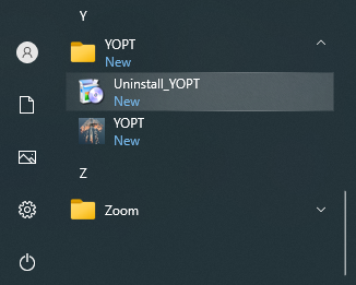 Start menu